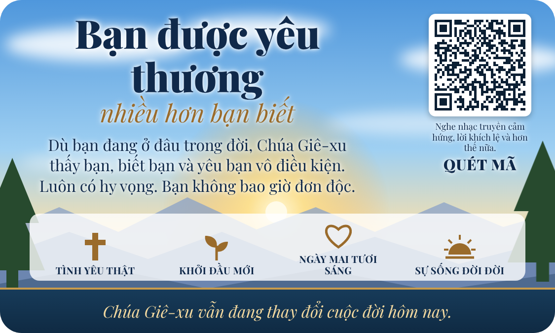 Mặt sau danh thiếp truyền giáo của Millions Missing có mã QR hoạt động
